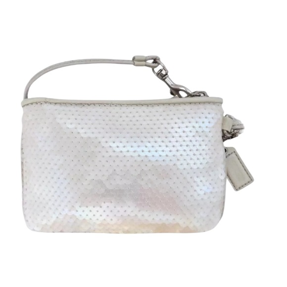 Vintage - Coach Special Edition Poppy Sequined Wristlet in Opal - Picture 2 of 4